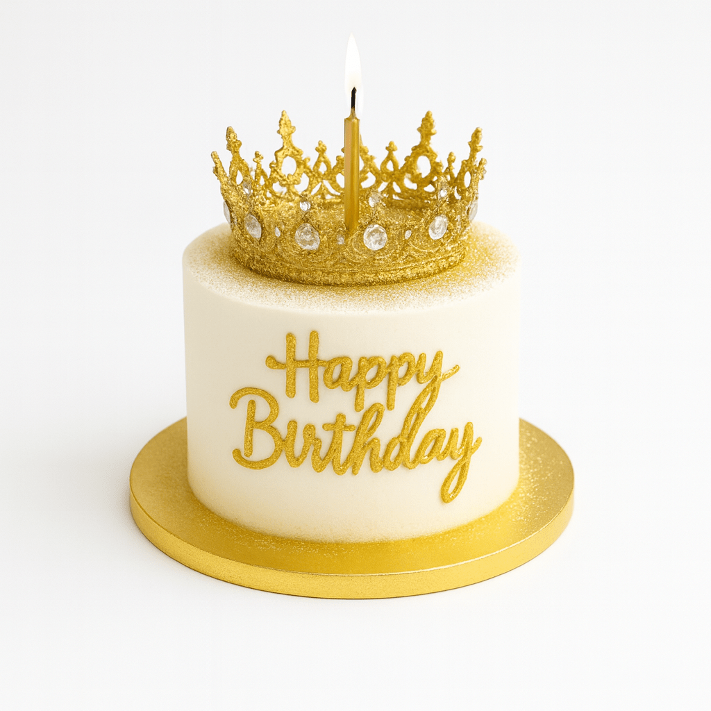 Glitter Blow Cake - DELUXY