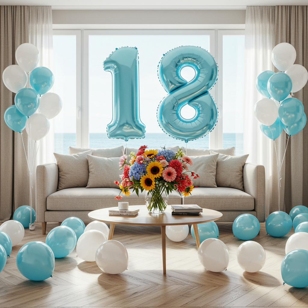 House Party - Compleanno con rose e palloncini