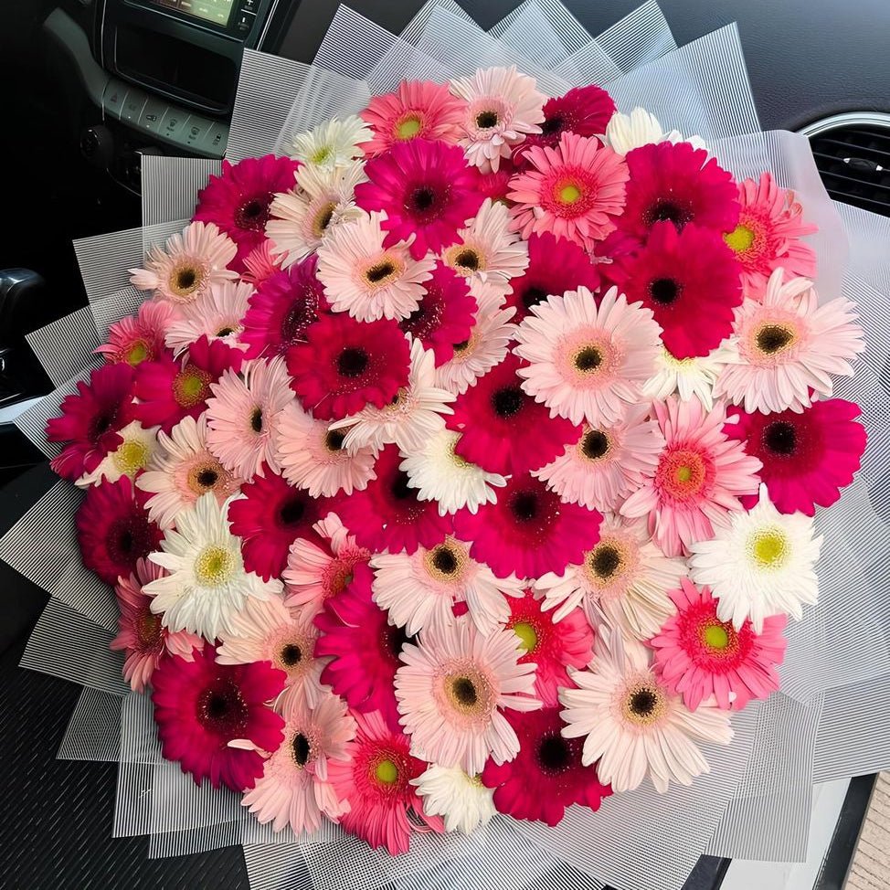 MAXI Bouquet Gerbere Colorate - DELUXY