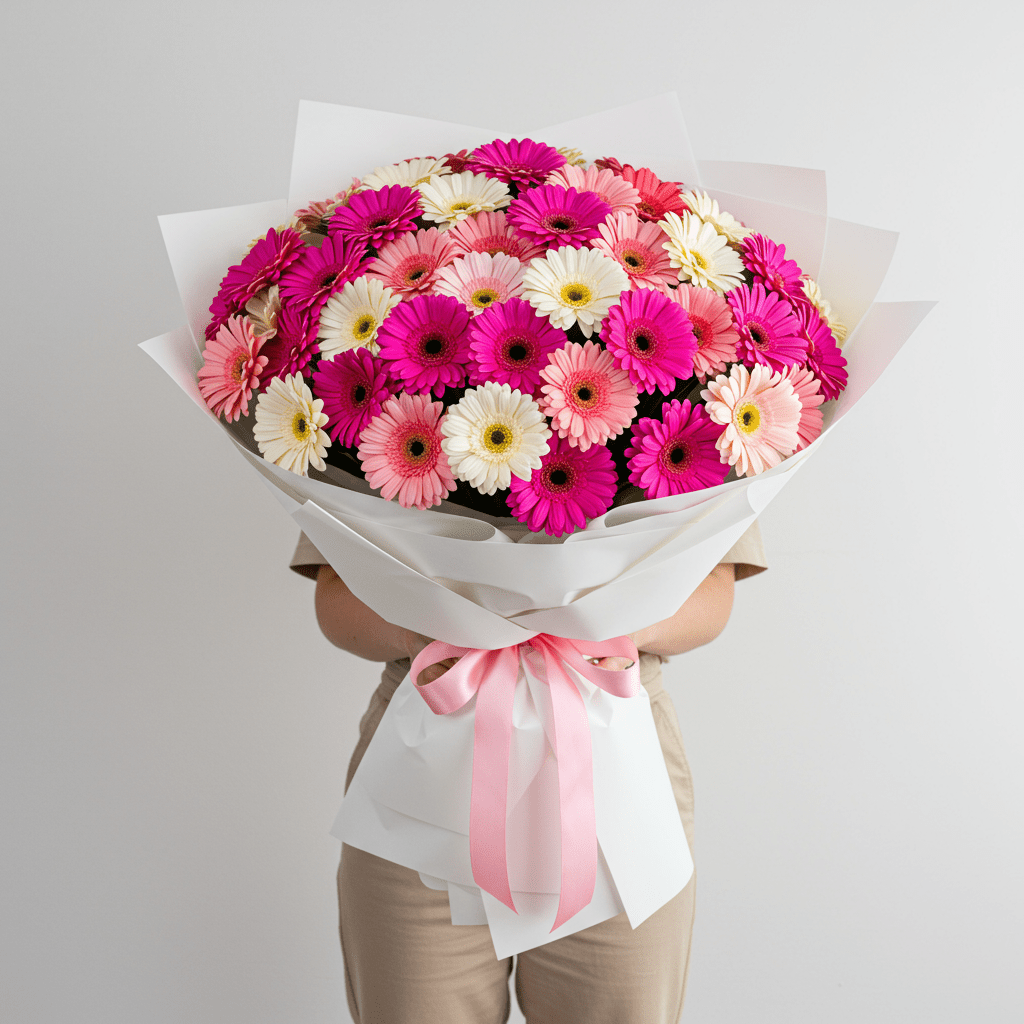 MAXI Bouquet Gerbere Colorate - DELUXY