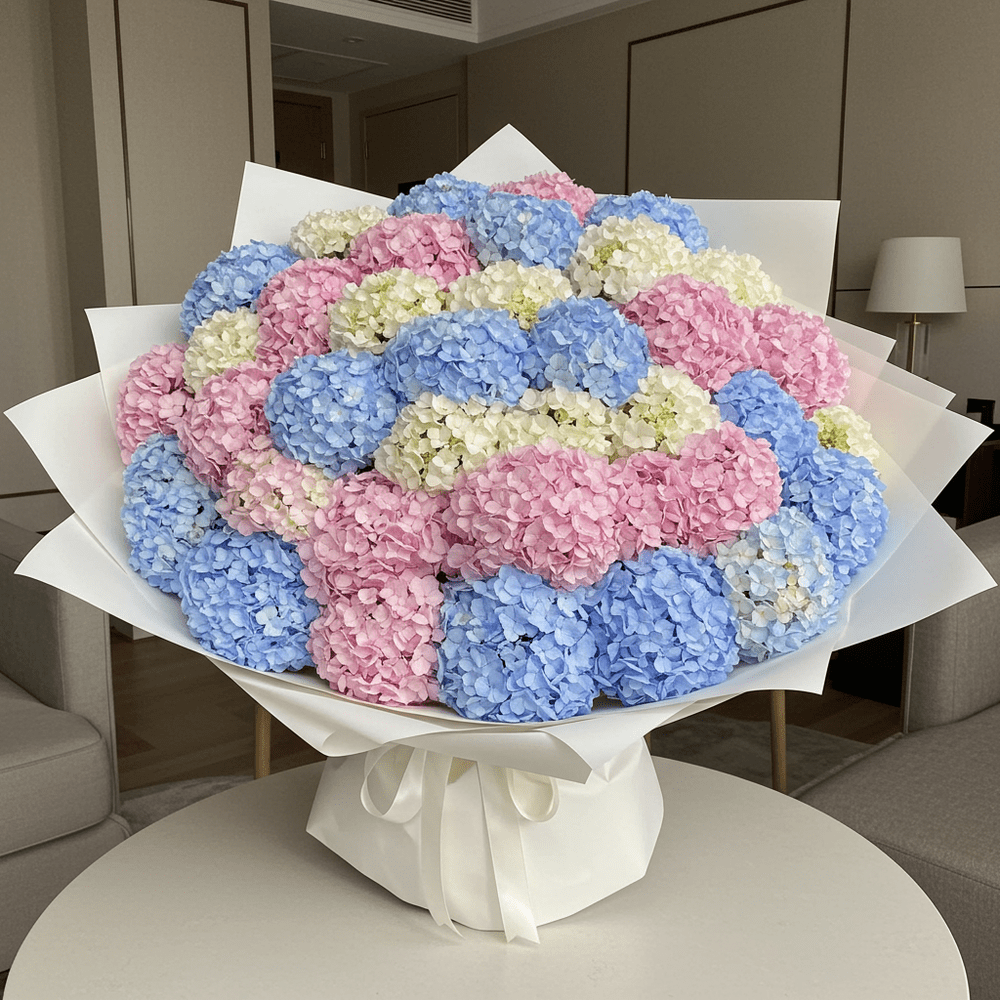 MAXI Bouquet Ortensie Colorate - DELUXY