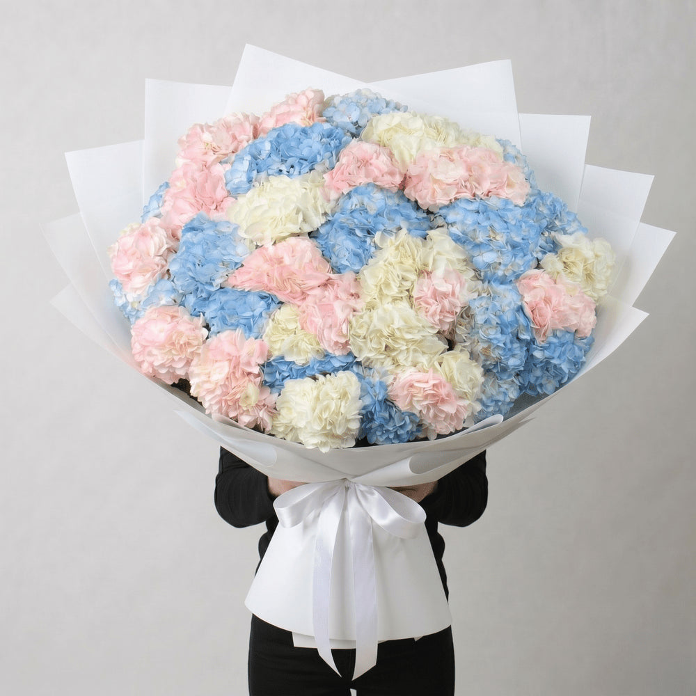 MAXI Bouquet Ortensie Colorate - DELUXY