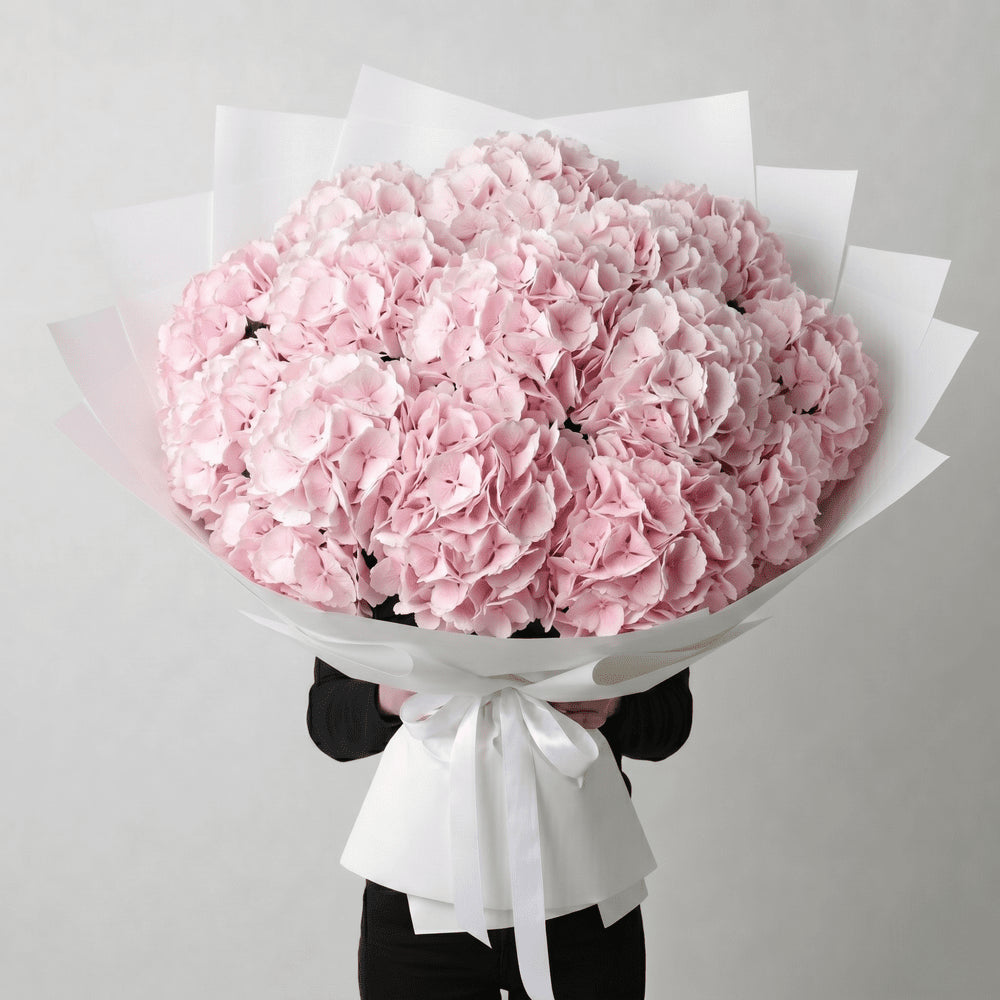 MAXI Bouquet Ortensie Rosa - DELUXY