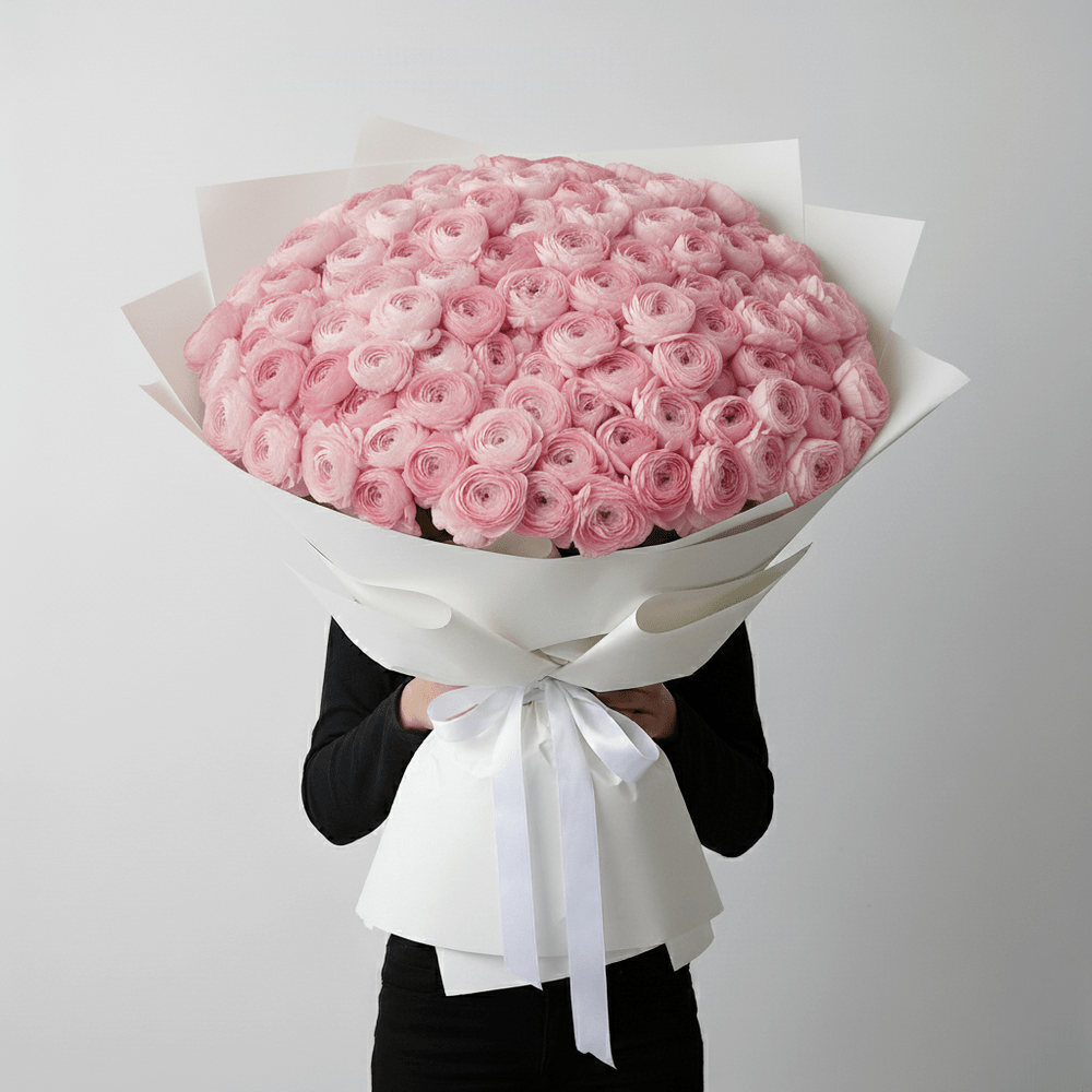 MAXI Bouquet Ranuncoli Rosa - DELUXY