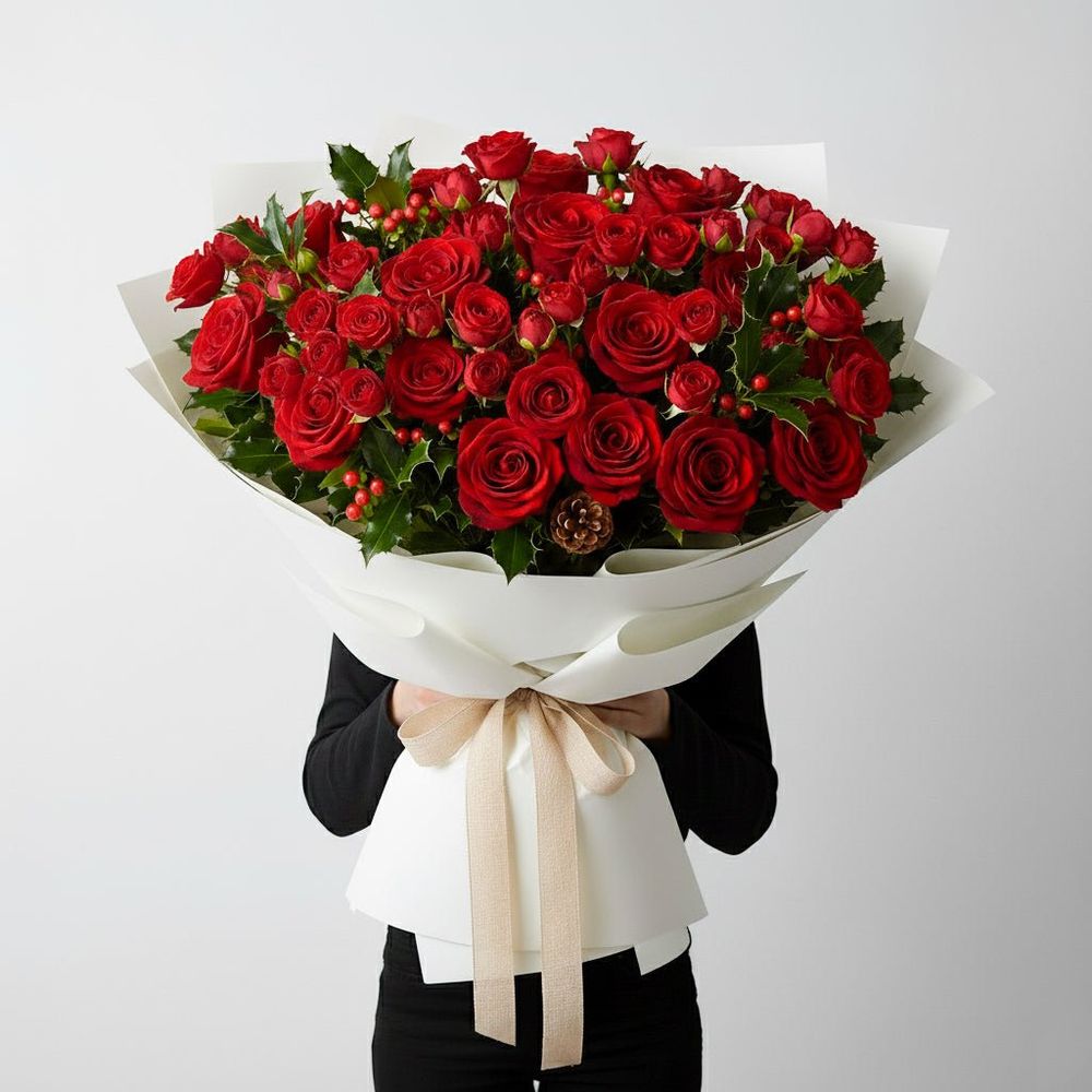 MAXI Bouquet Romantico Natale - DELUXY