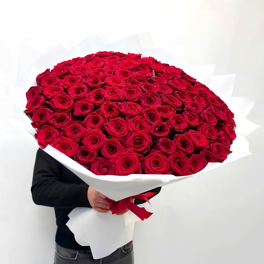 MAXI Bouquet Rose Rosse - DELUXY