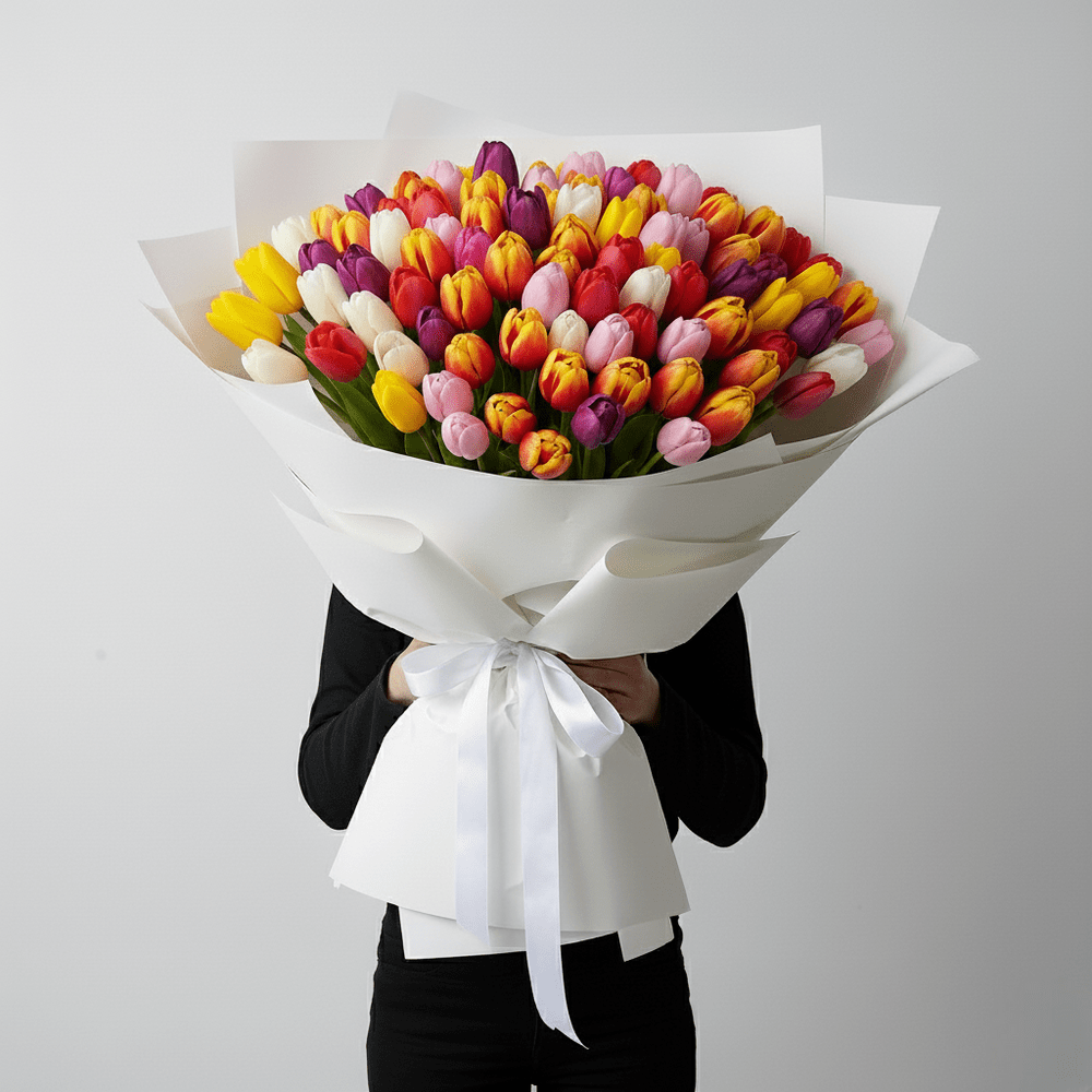 MAXI Bouquet Tulipani Colorati – Fiori, Deluxy, vista 2
