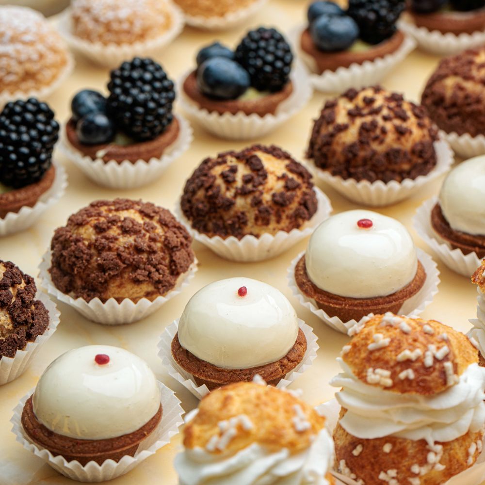Vassoio di mignon assortiti di pasticceria fresca DELUXY
