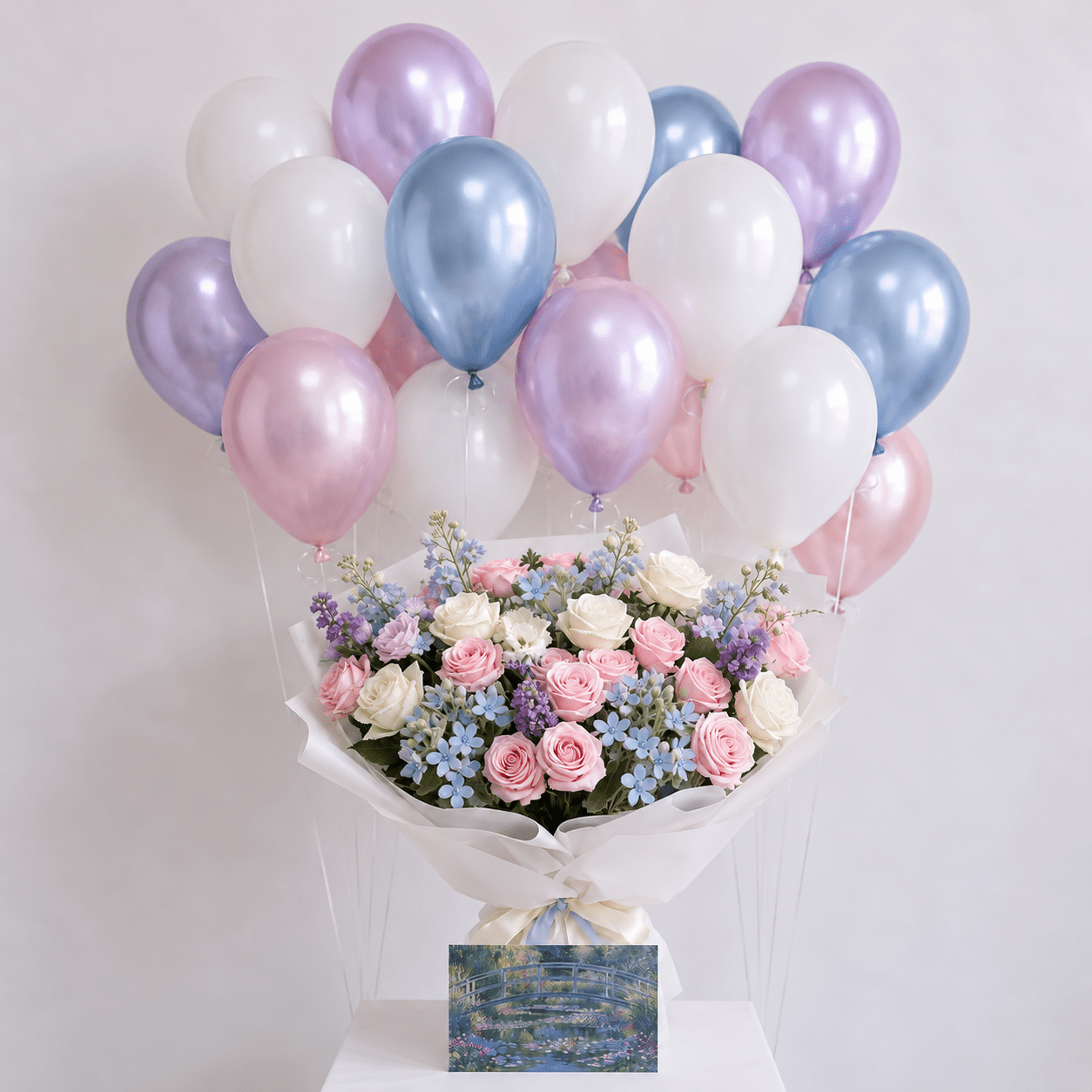Monet - Bouquet e Palloncini - DELUXY