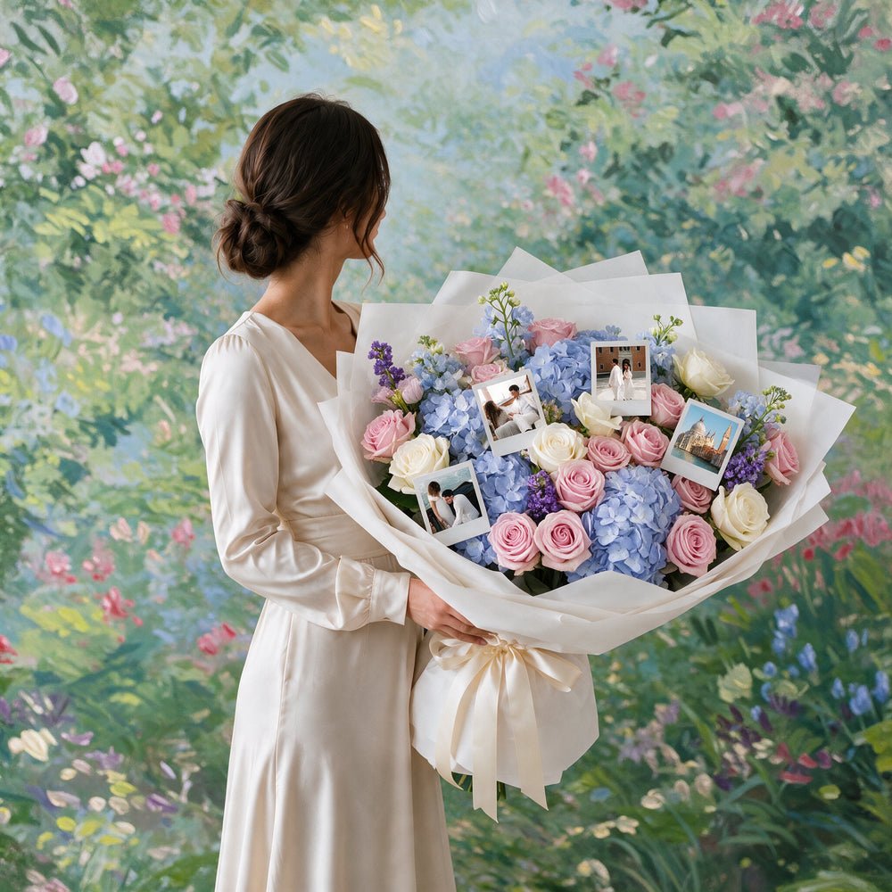 Monet - Bouquet e Polaroid - DELUXY