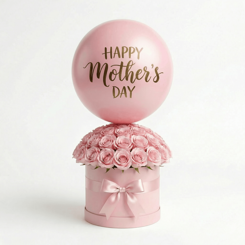 Mother's Day Balloon - Roses - DELUXY