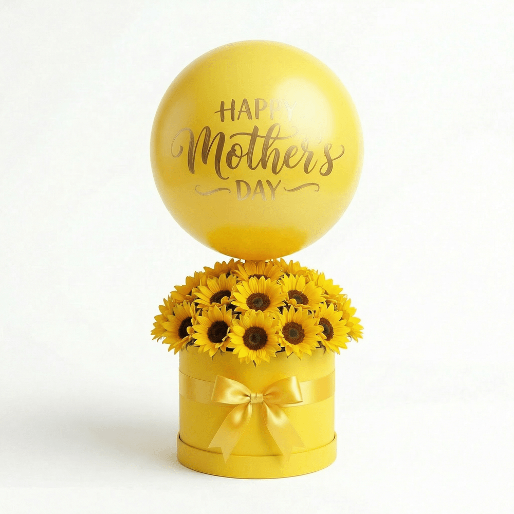 Mother's Day Balloon - Sunflowers - DELUXY