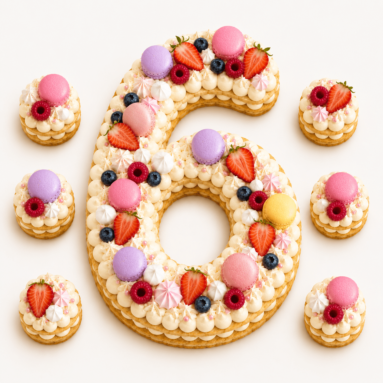Number e Mini Tart - DELUXY