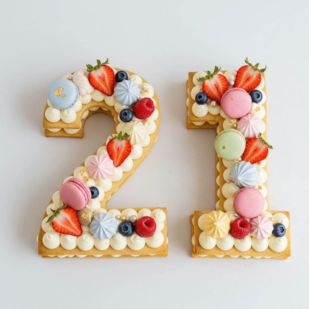 Numbers Cream Tart - DELUXY