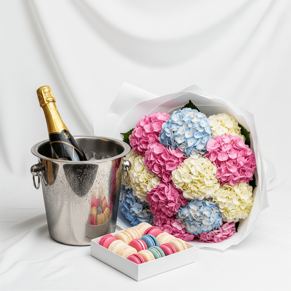 Ortensie, Champagne & Macarons - DELUXY