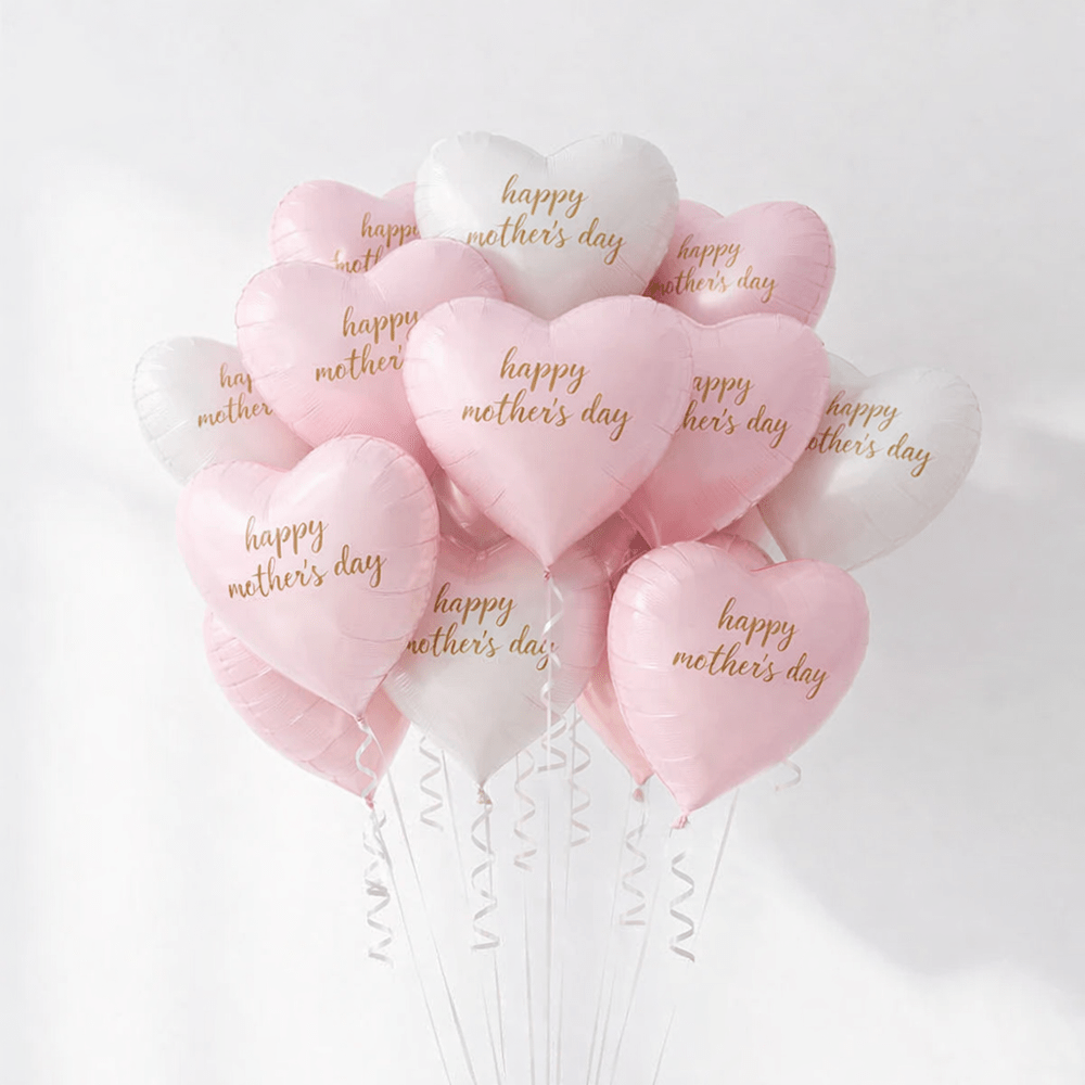Palloncini Auguri di Cuore Mamma - DELUXY
