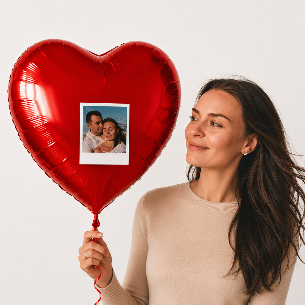 Heart Balloons and Polaroid