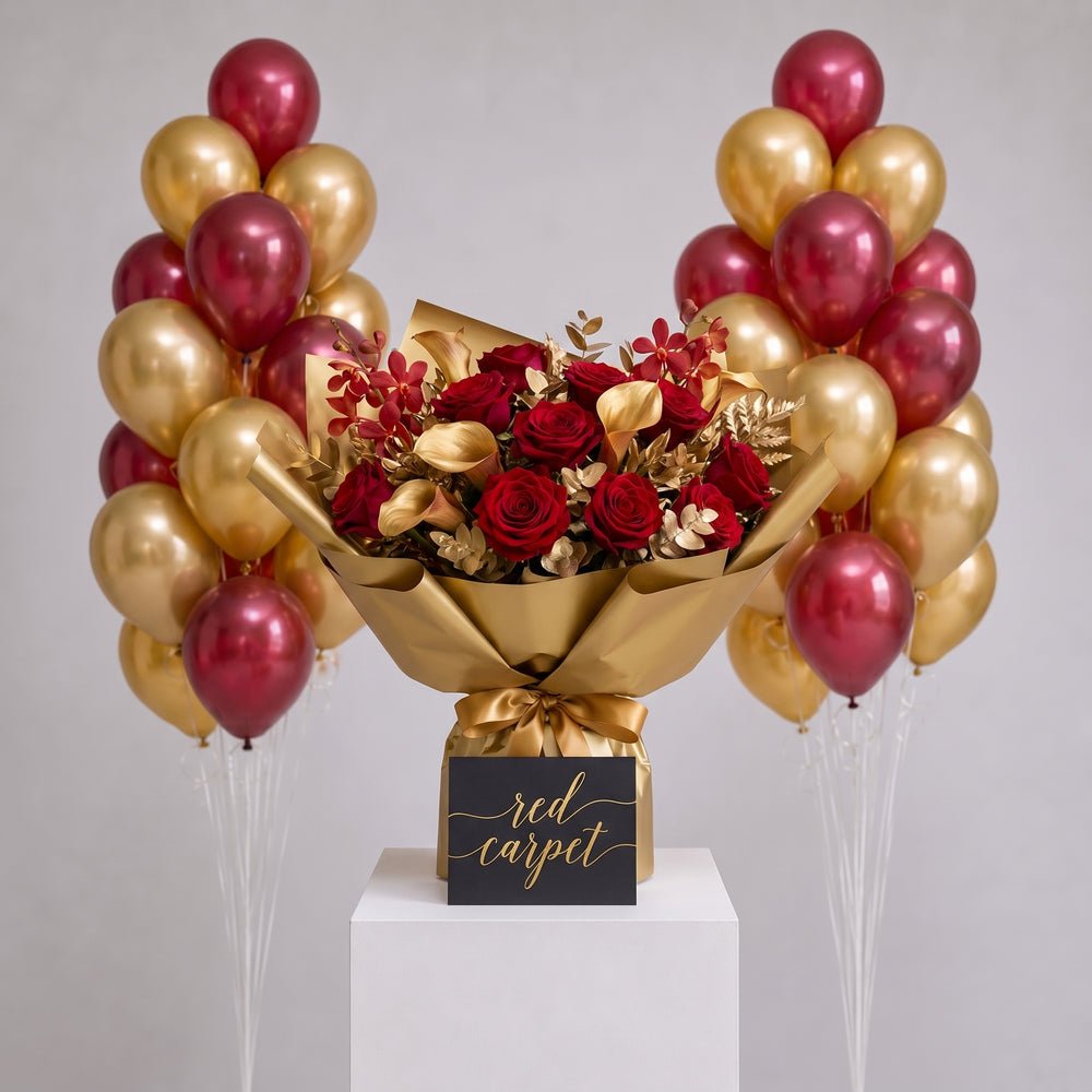 Red Carpet - Bouquet e Palloncini - DELUXY