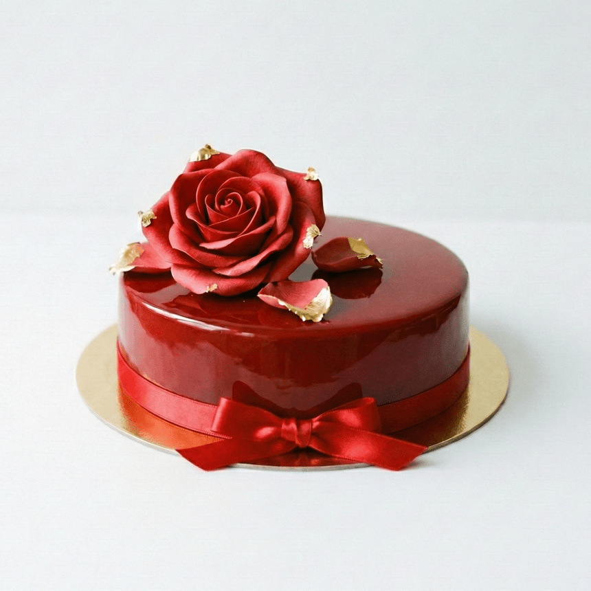 Red Velvet Rose Cake – Torte e dolci, Deluxy, vista 2