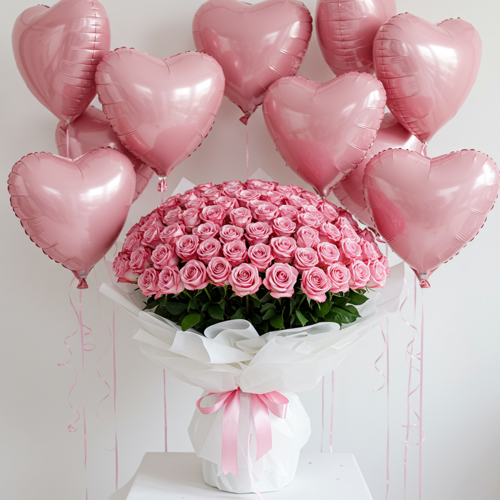 Regina di Cuori - PINK – Fiori, Deluxy