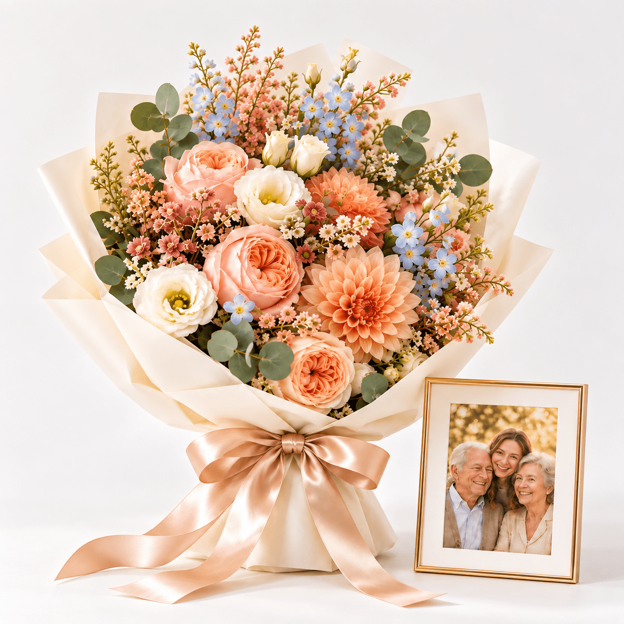 Ricordi di Famiglia - Foto Quadro e Bouquet - DELUXY