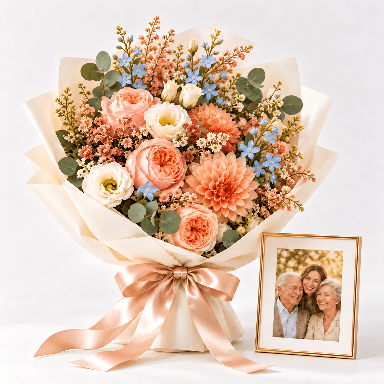 Ricordi di Famiglia - Foto Quadro e Bouquet - DELUXY