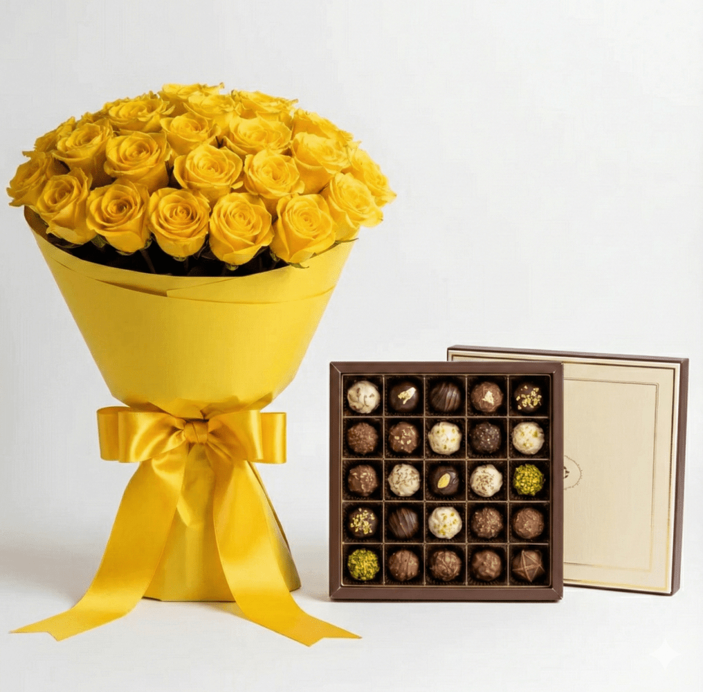 Rose Gialle e Praline d'Autore - DELUXY