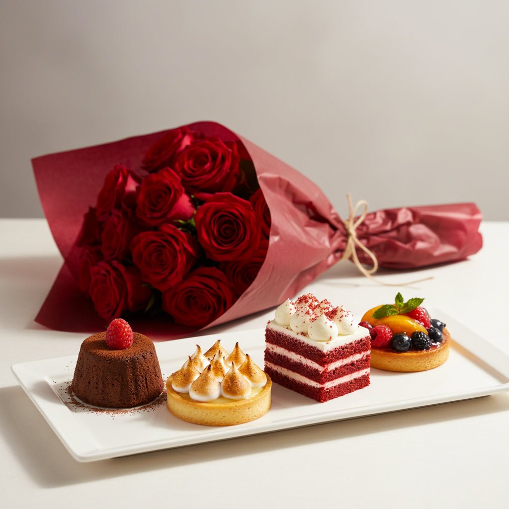 Rose Rosse e Monoporzioni - DELUXY