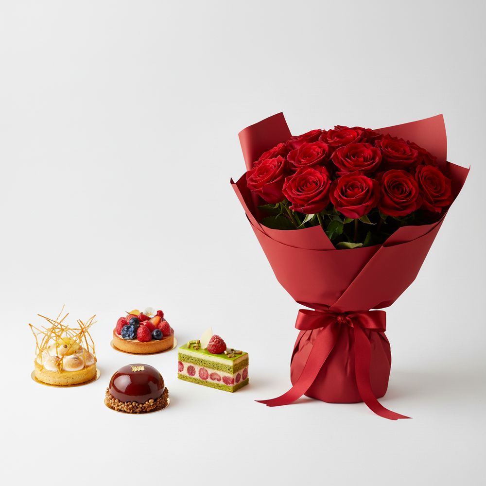 Rose Rosse e Monoporzioni - DELUXY