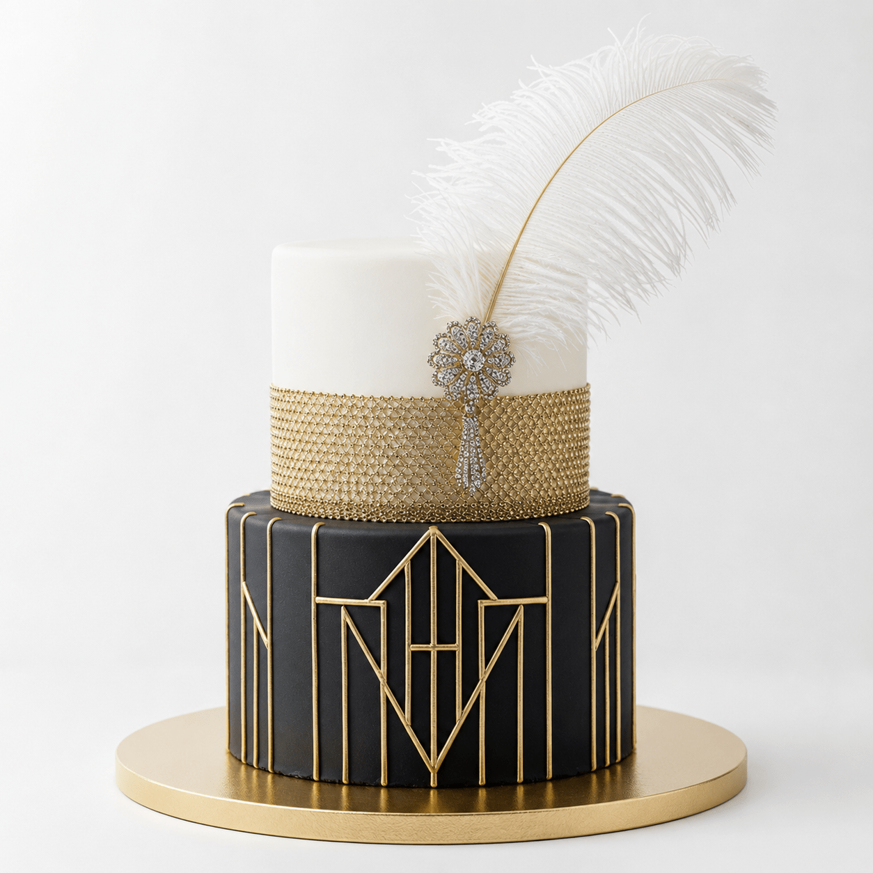 Set Grande Gatsby - Bouquet, Torta e Palloncini - DELUXY