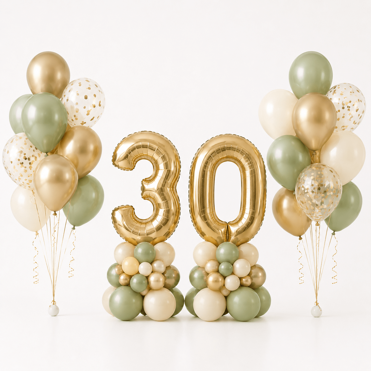Set Palloncini Compleanno (numero) - DELUXY
