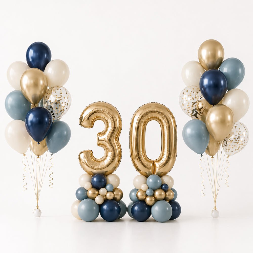 Set Palloncini Compleanno (numero) - DELUXY
