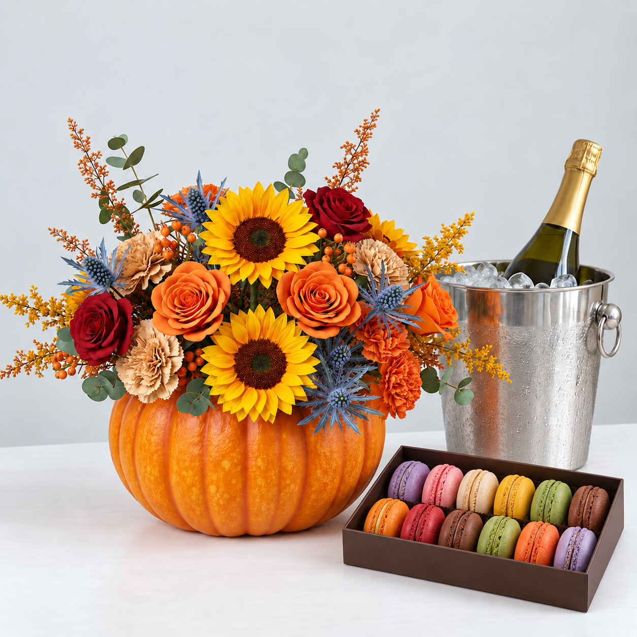 Luxury Autumn - Zucca floreale e macarons – Originali Deluxy, Deluxy