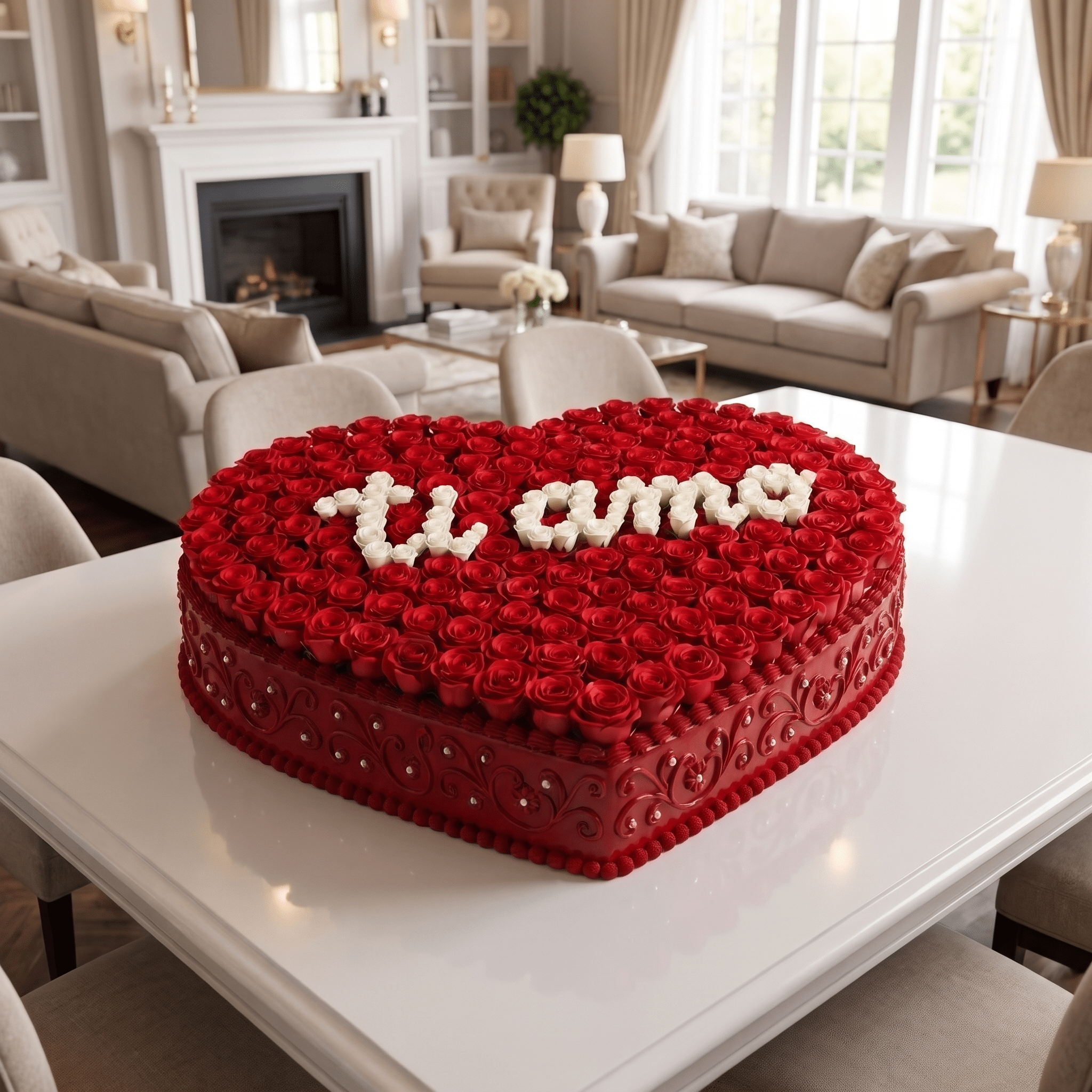 Torta 100 rose - DELUXY