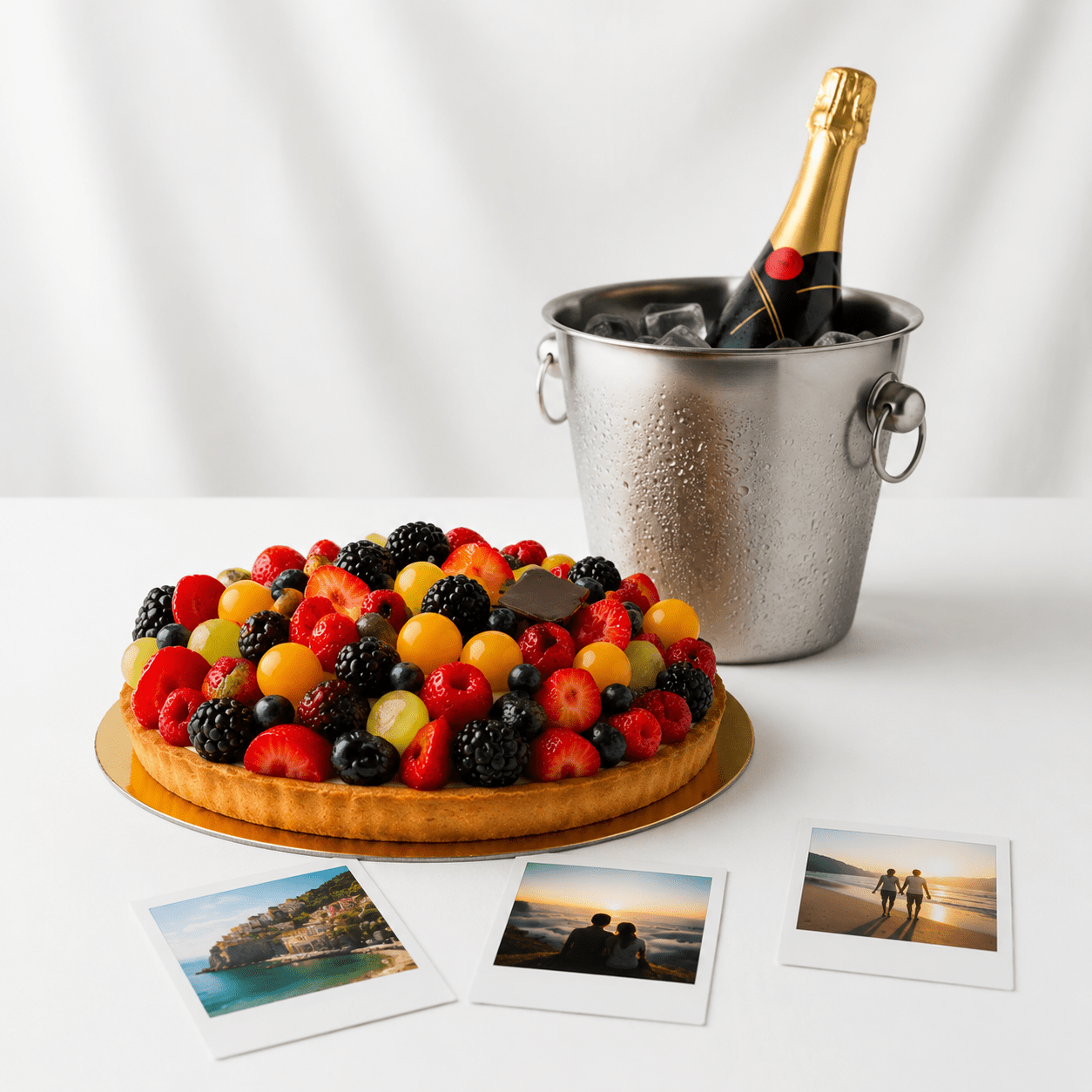 Torta, Bollicine e Polaroid - DELUXY