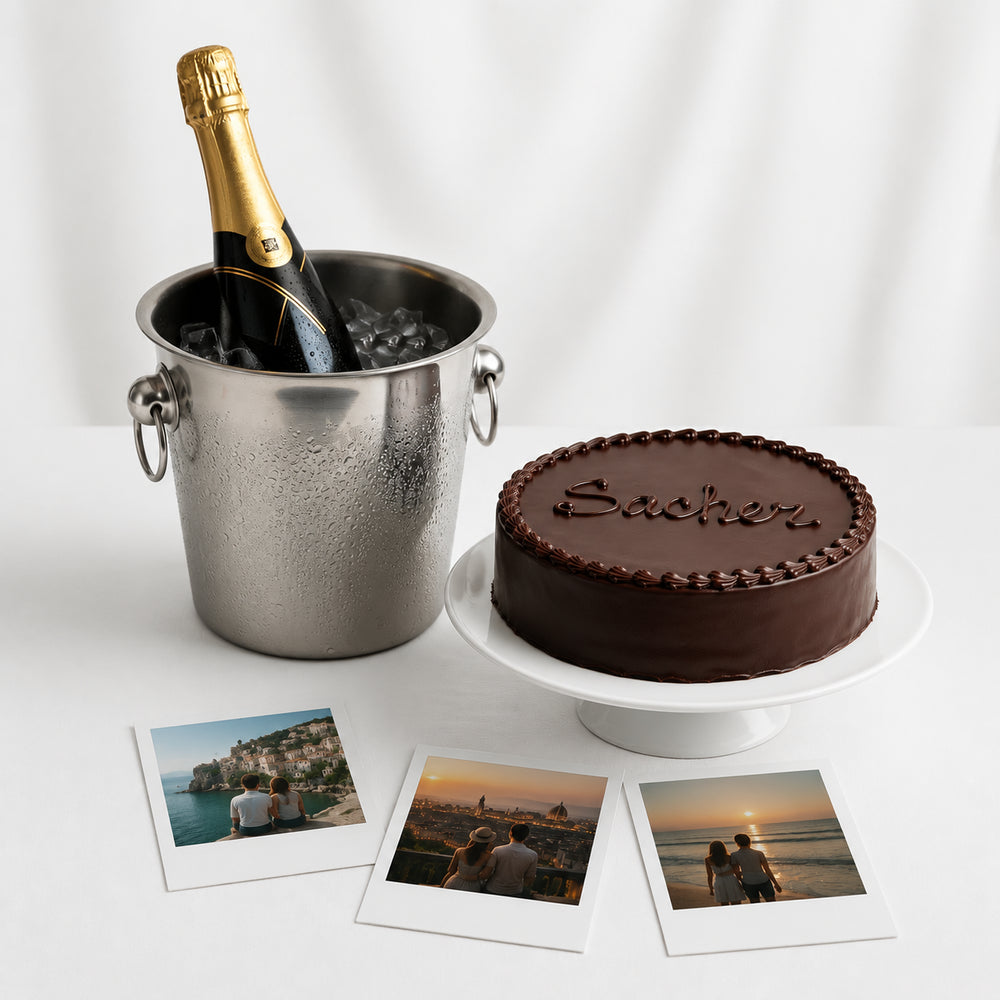 Cake, Bubbly, and Polaroids