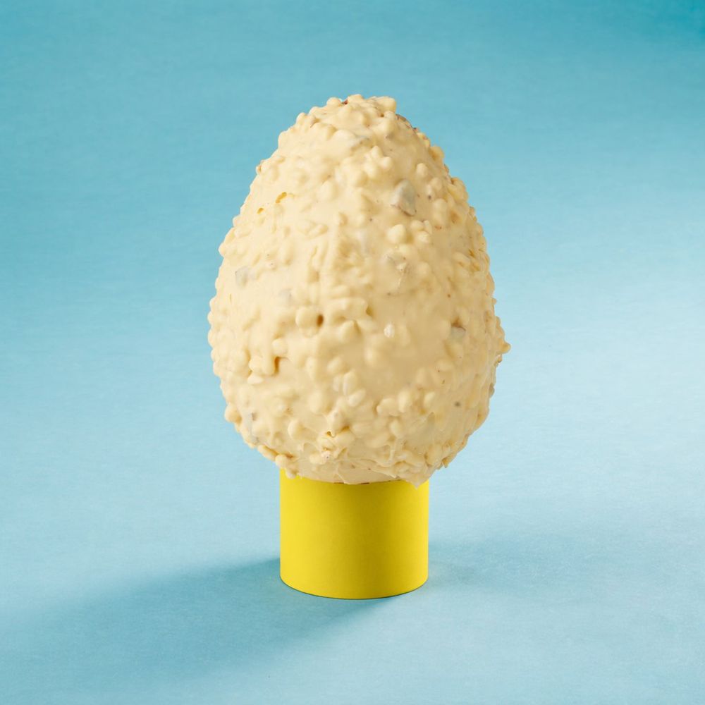 Uovo Cioccolato Bianco, Fichi, Riso e Zafferano - DELUXY