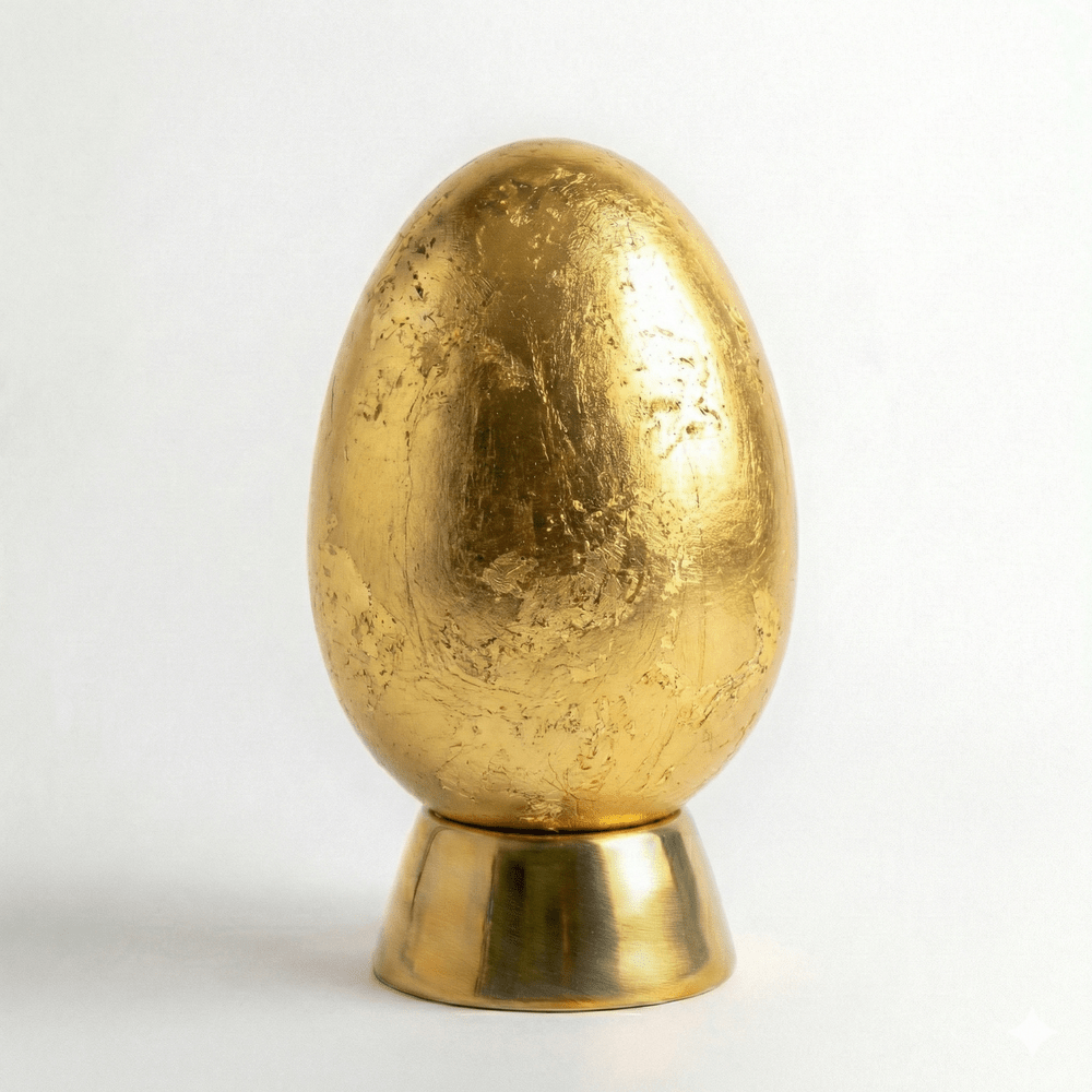 Uovo di Pasqua Oro - DELUXY