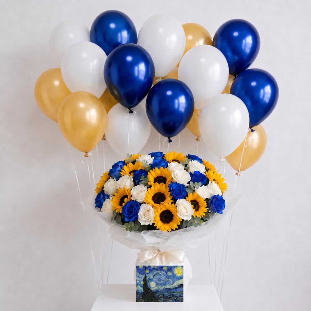 Van Gogh - Bouquet e Palloncini - DELUXY
