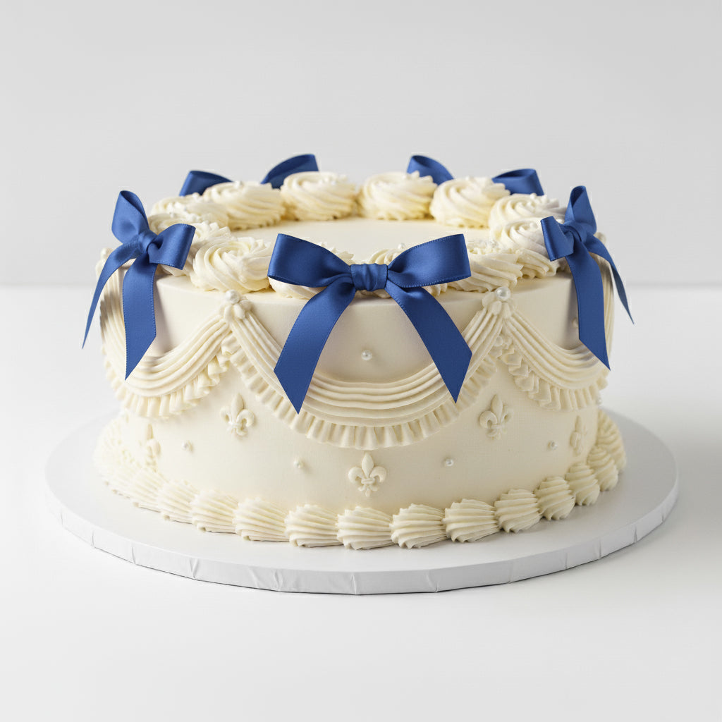 Vintage Ribbon Cake