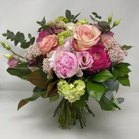 Bouquet Peonie Colorate e Rose - DELUXY BOUTIQUE