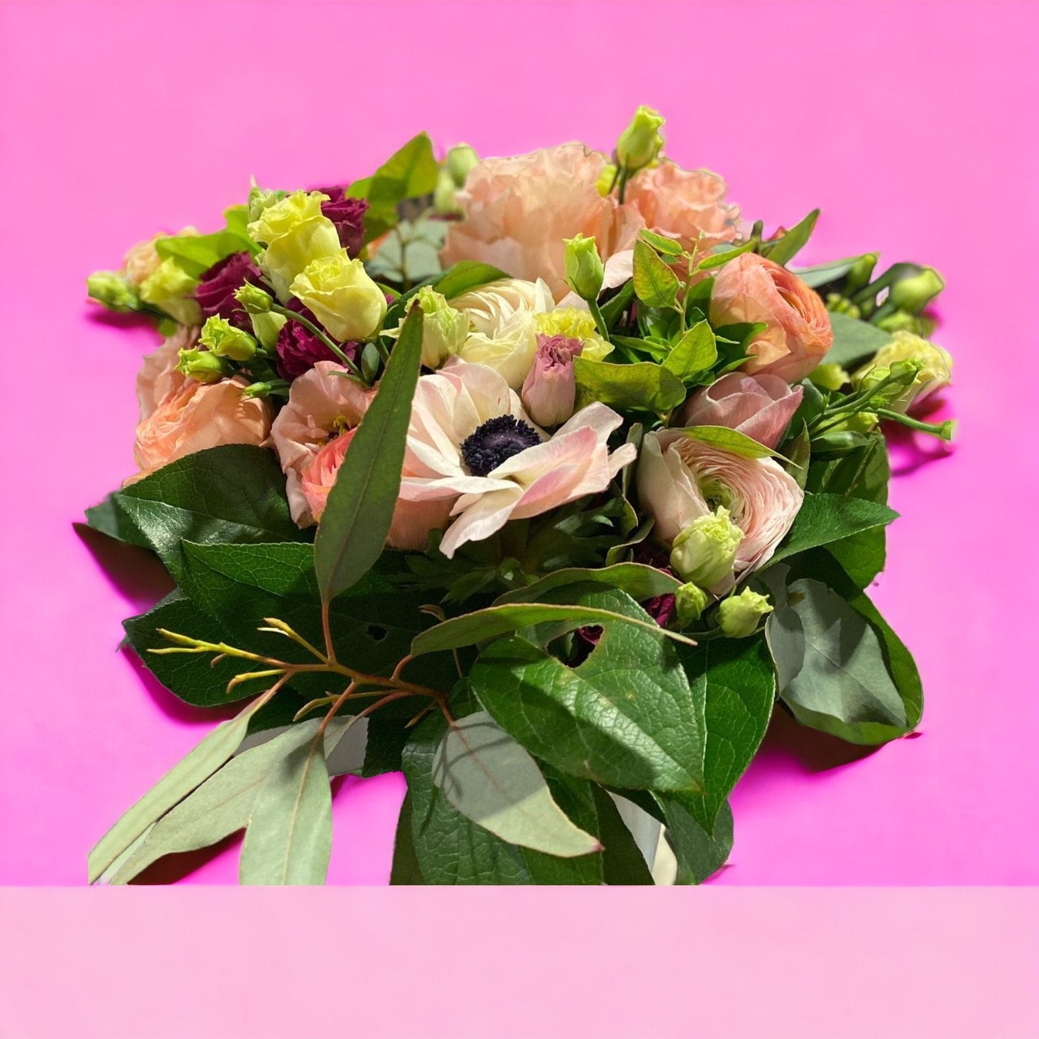 Colazione Pink (con Bouquet Fiori Rosa) - DELUXY